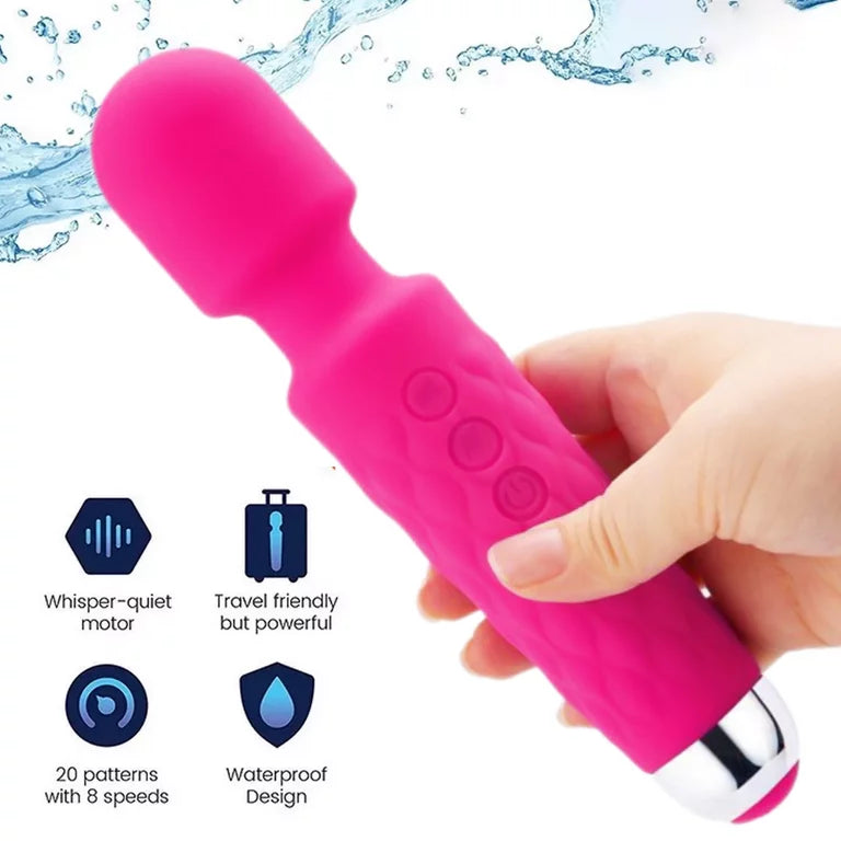New Essential2Life Wand Massager for Women, Rechargeable Handheld Massager for Neck